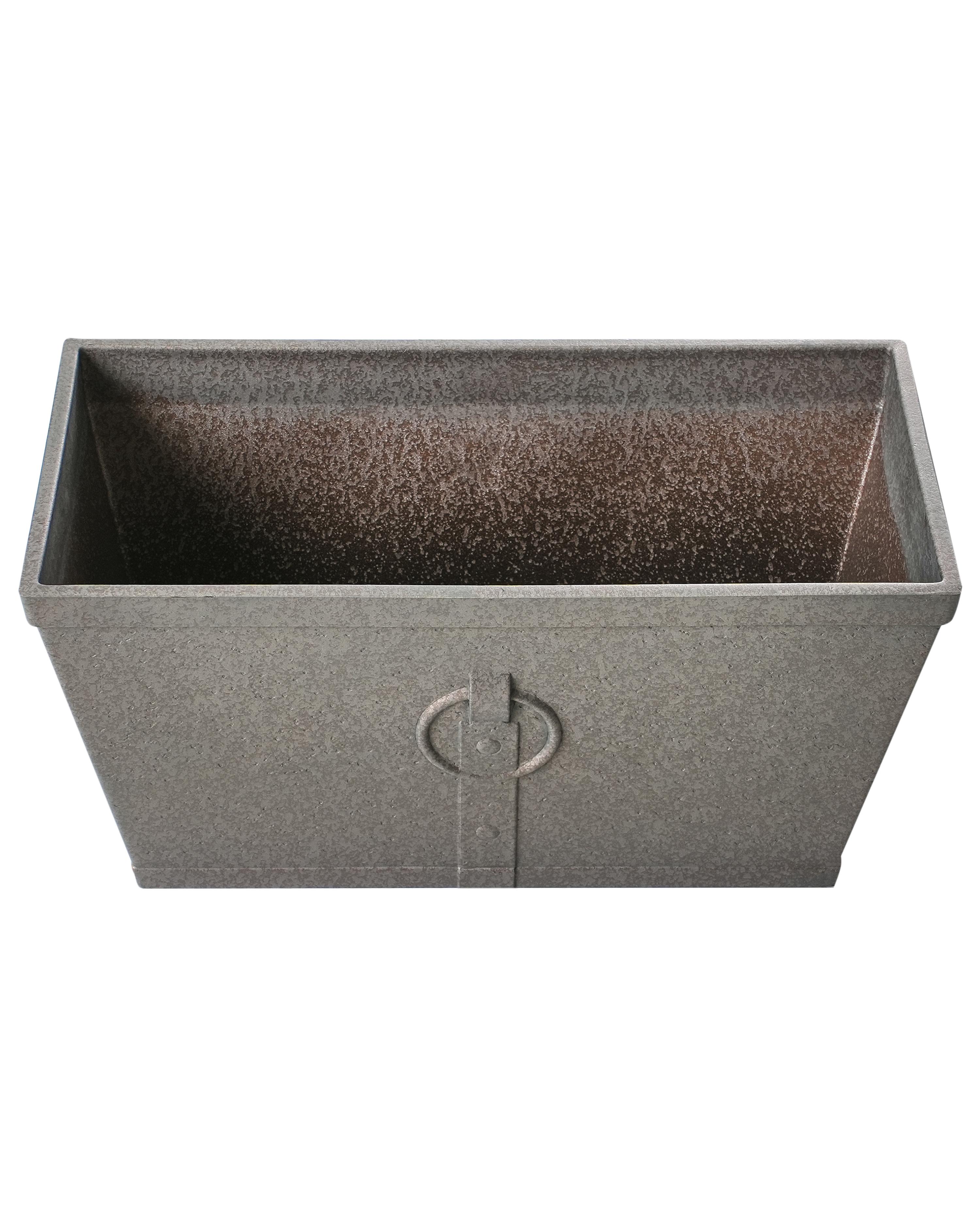 Set van 2 bloempotten PORIA 60 cm Grijs