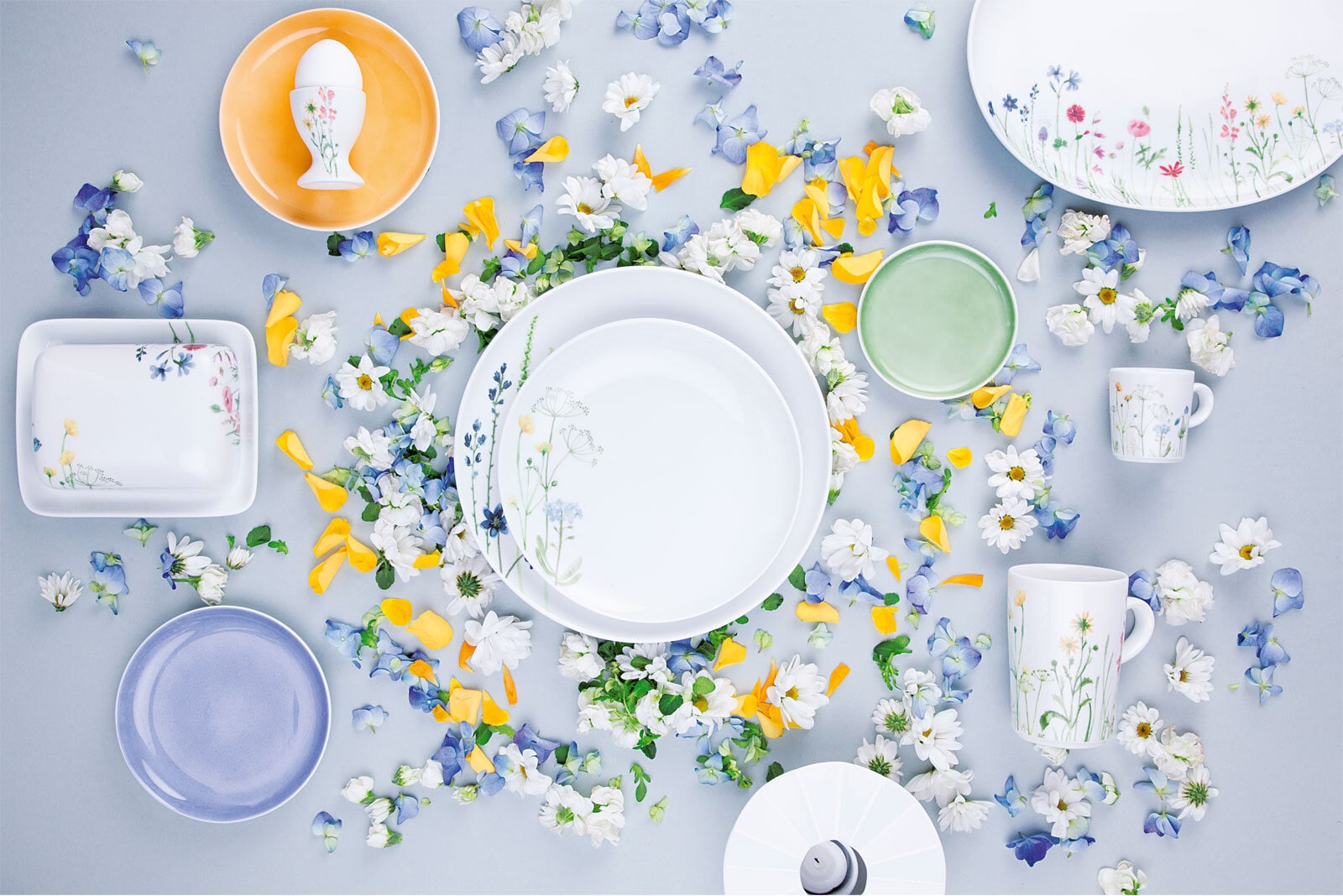 KAHLA Espressotasse FIVE SENSES Weiß mit Blumendekor