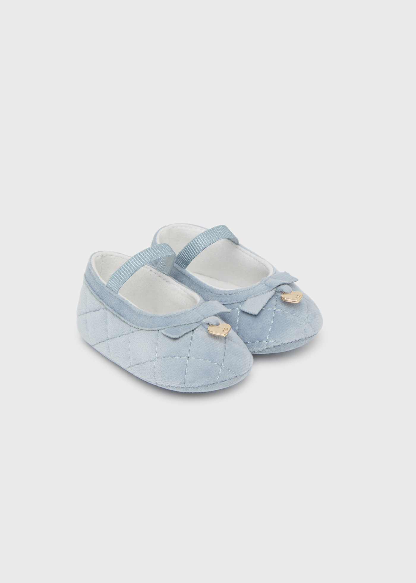 Sapatos Mary Jane de veludo para recém-nascidos