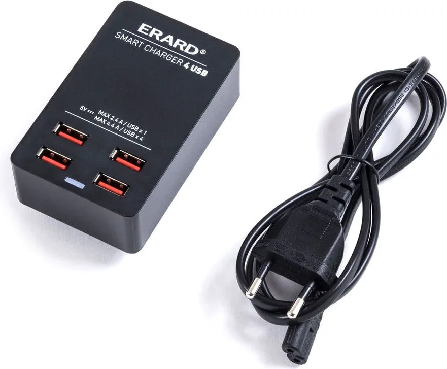 Erard Naga 1600 Bois clair (Nordic) avec chargeur USB, Qi et colonne Meubles TV