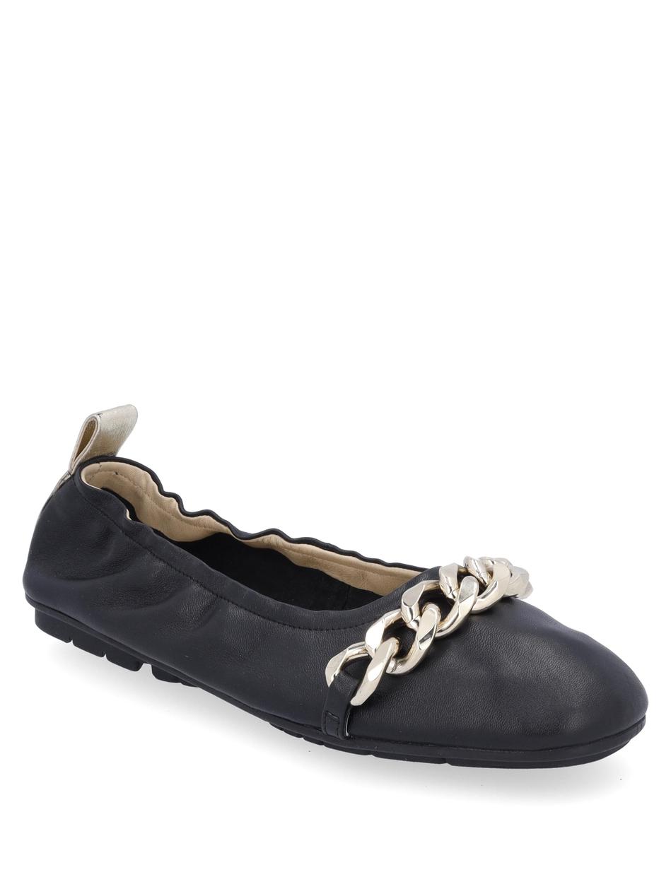 Ballerina Cecina 04, schwarz-gold