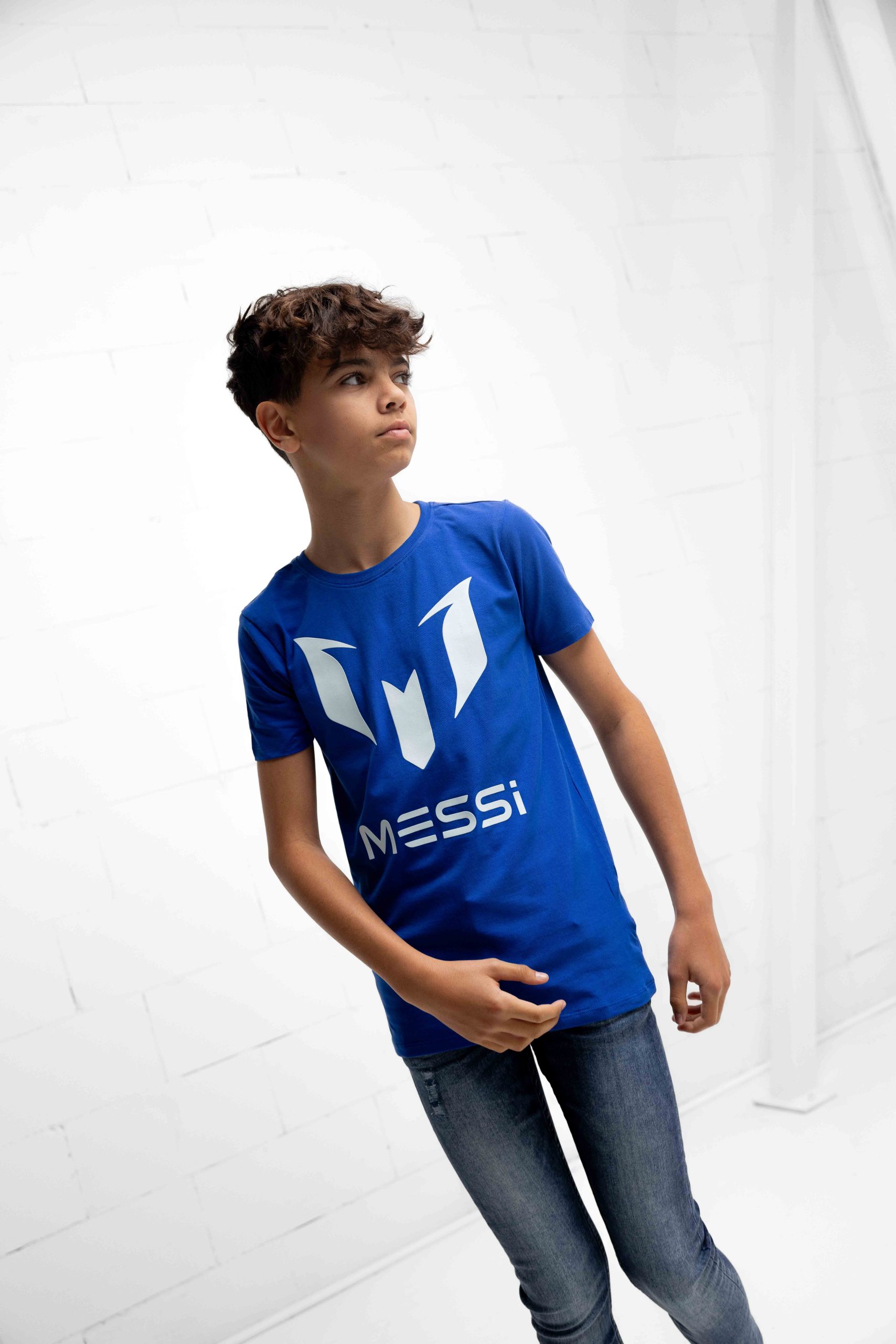 Vingino x Messi Logo T-Shirt Kids Donkerblauw