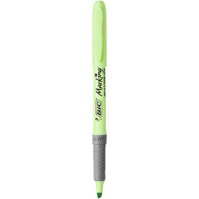 BIC Kit de Révision : 6 surligneurs BIC Highlighter Grip + 30 fiches cartonnées