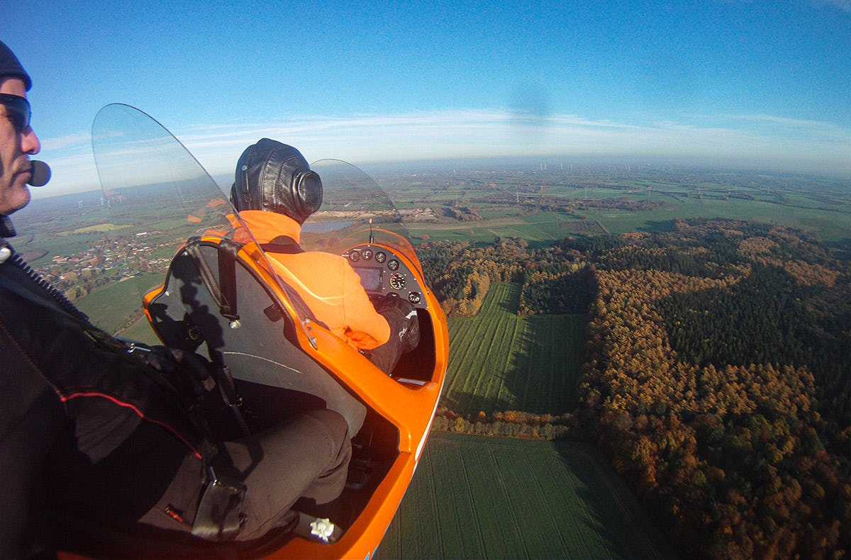 Gyrocopter selber fliegen Hohenlockstedt