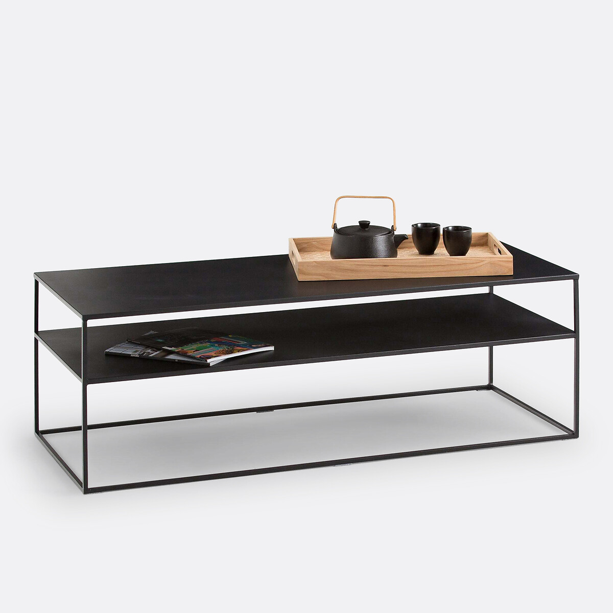 LA REDOUTE INTERIEURS<br>Mesa de centro em aço, Hiba