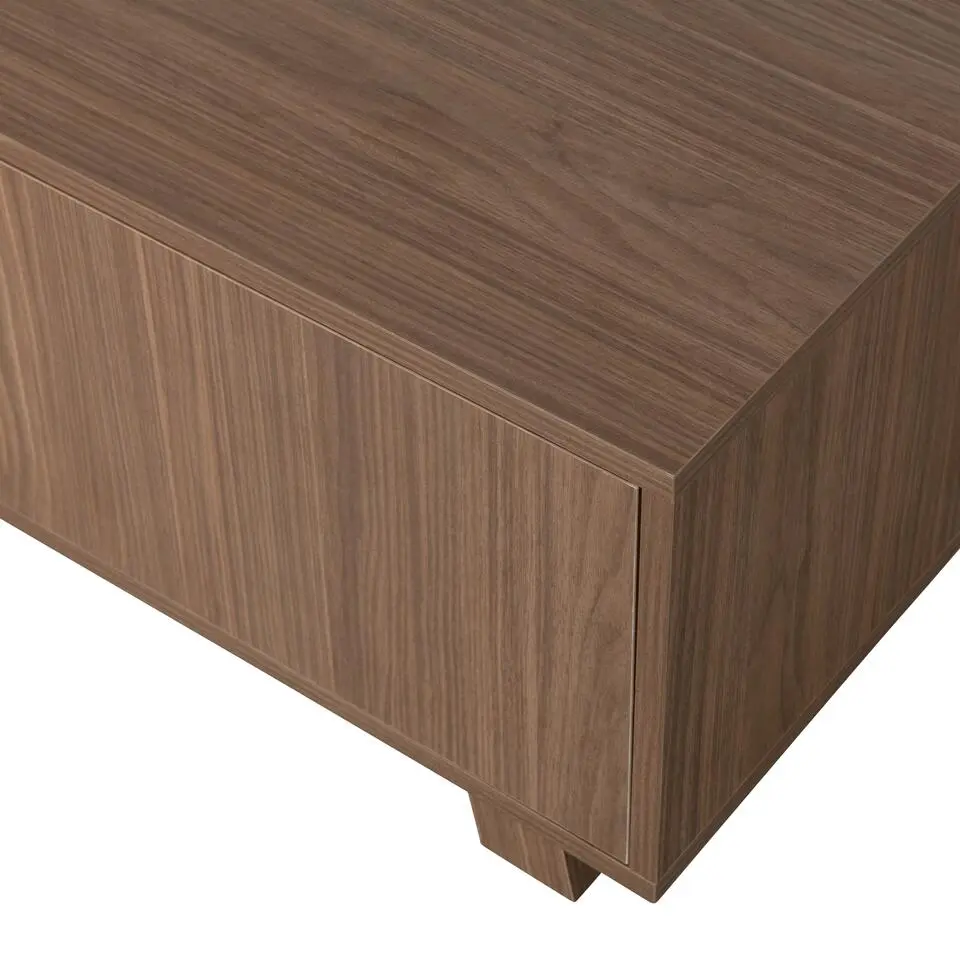 WOOOD Seppe TV-meubel - Noten fineer - Noten - 42x160x44
