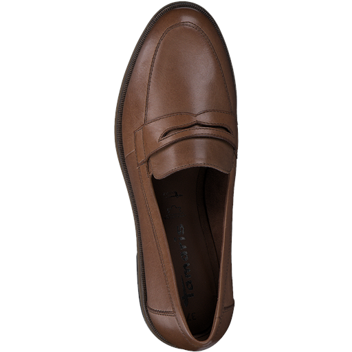 Tamaris Melika Loafers, Nut Leather, 41