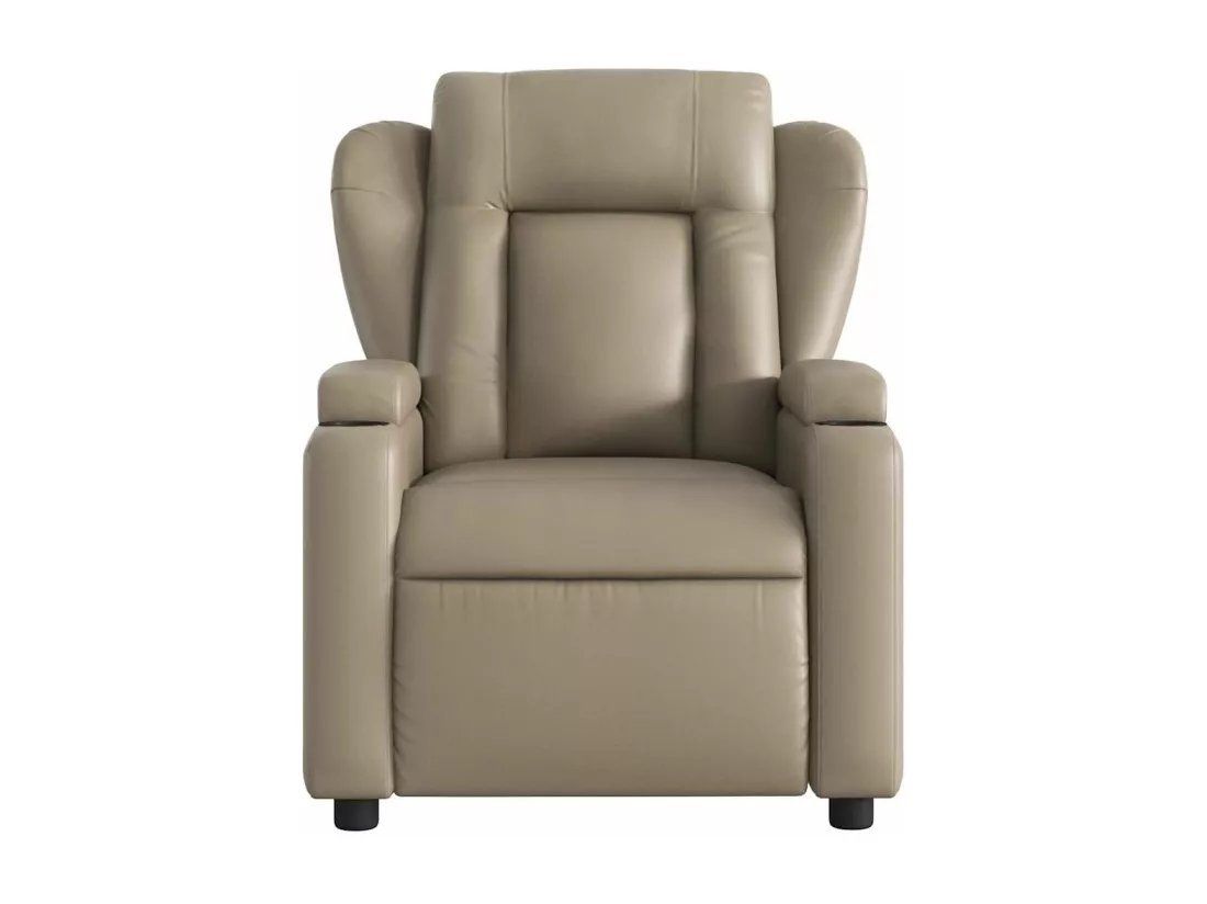 Fauteuil massant inclinable Cappuccino Similicuir