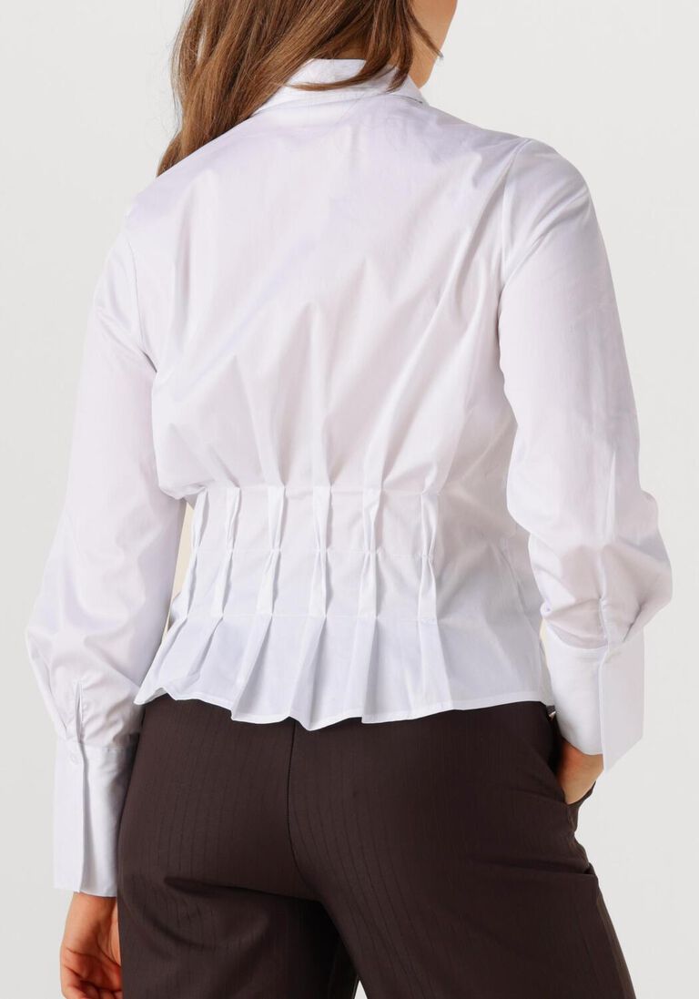 witte co'couture blouses poppy pleat waist