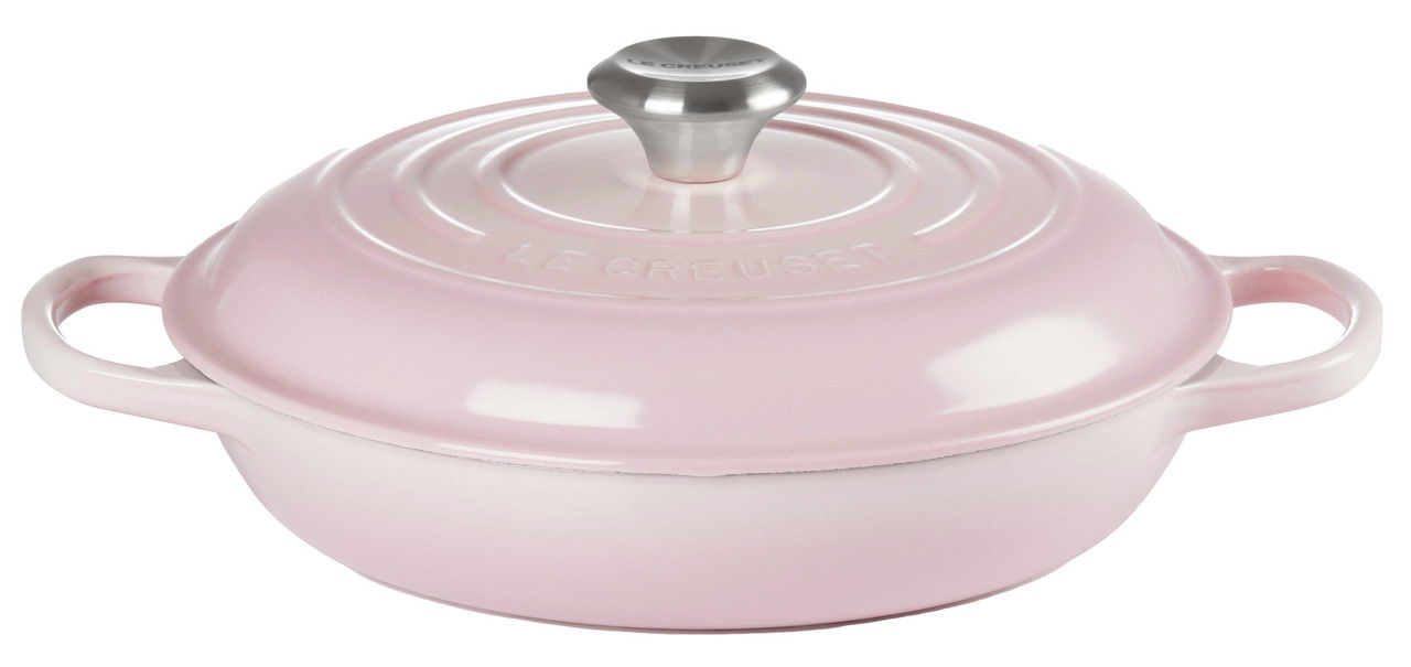 LE CREUSET Gourmet Profitopf 26cm Shell Pink SIGNATURE