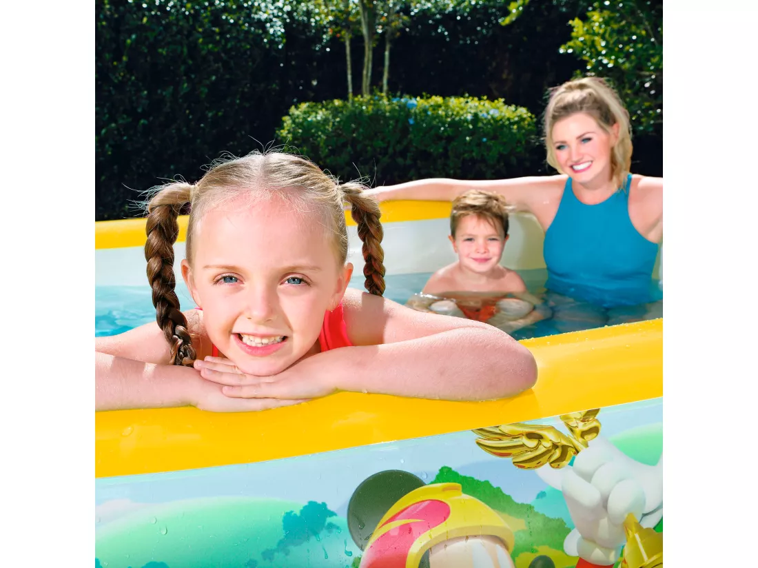 Piscine Gonflable pour Enfants Bestway Mickey and the Roadster Racers Family 262 x 175 x 51 cm