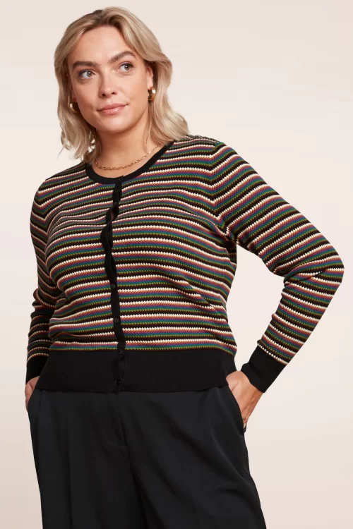 King Louie Cardigan Gilmour in zwart