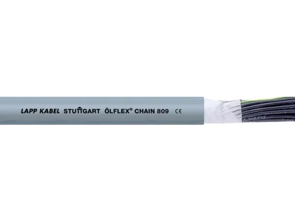 Lapp ÖLFLEX CHAIN 809, 100 m, Blå, PVC, 29 kg/km, 72 kg/km, 4000 V