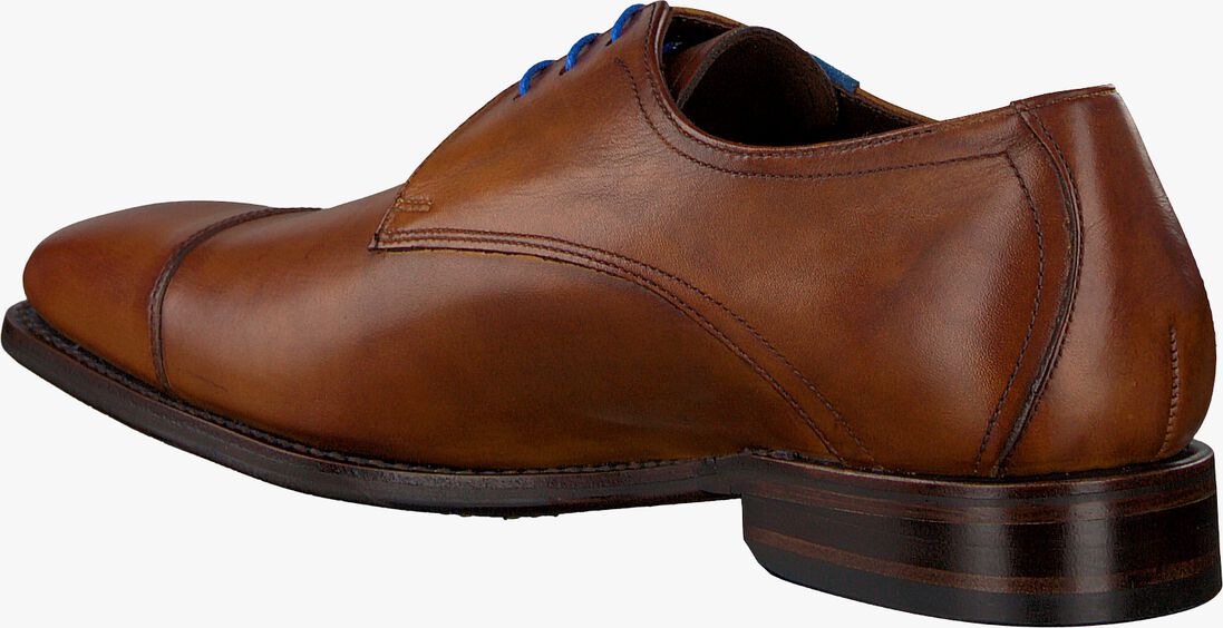 FLORIS VAN BOMMEL cognac floris van bommel nette schoenen 14370