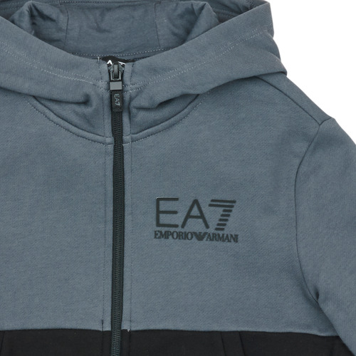 Emporio Armani EA7 - ATHLETIC COLORBLOCK TRACKSUIT - Gris / Blanc / Noir