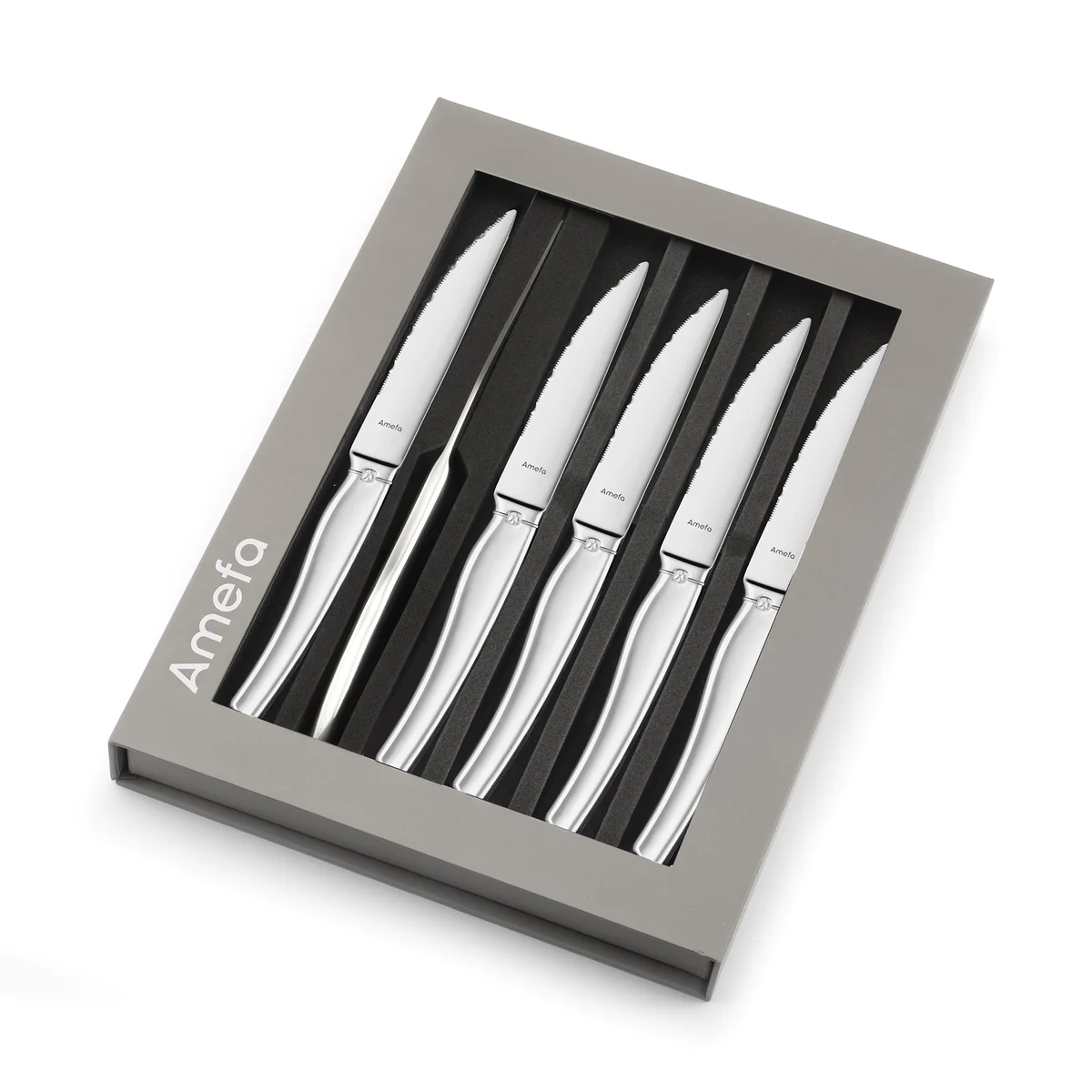 Goliath - Coffret magnet 6 couteaux steak Amefa