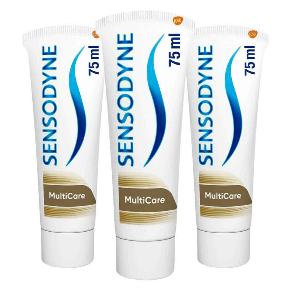 3x Sensodyne Tandpasta MultiCare75 ml