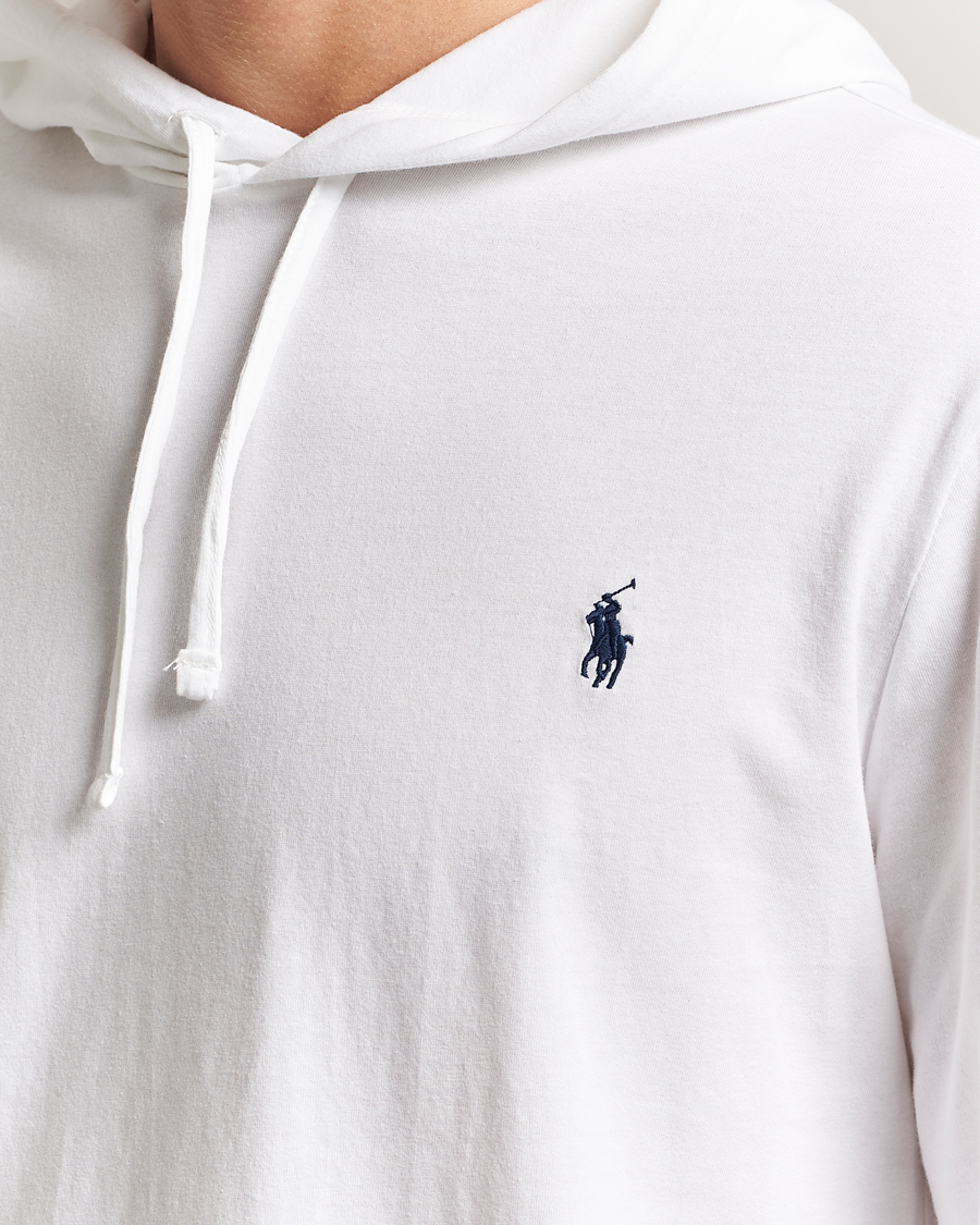 Polo Ralph Lauren Long Sleeve Hooded T-Shirt White