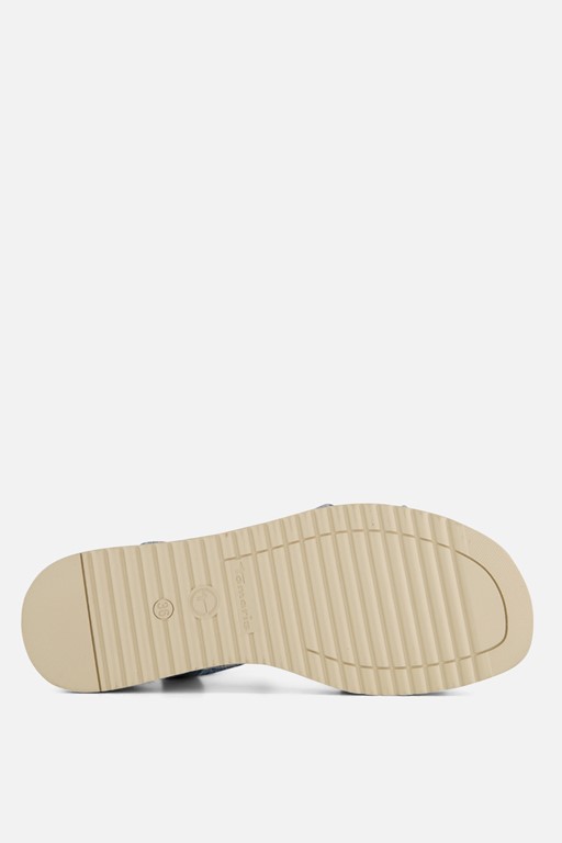 Tamaris Espadrilles Denim blauw Textiel