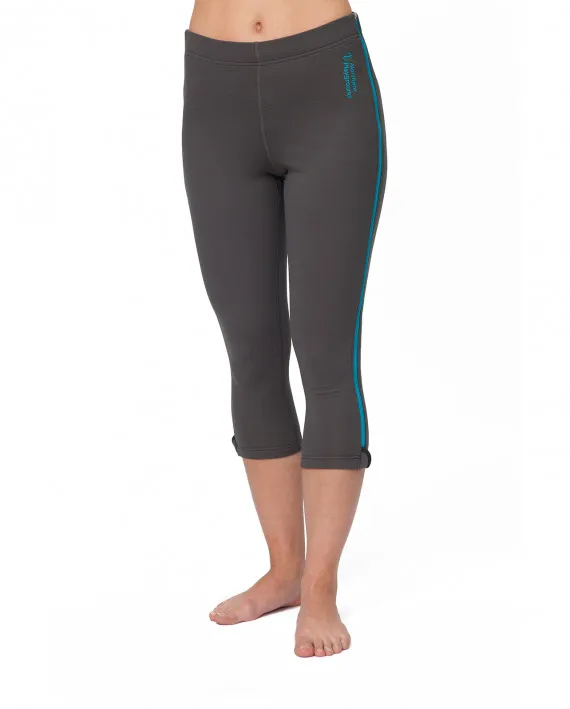 Northern Playground W Ziplongs 3/4 microfleece dark grey