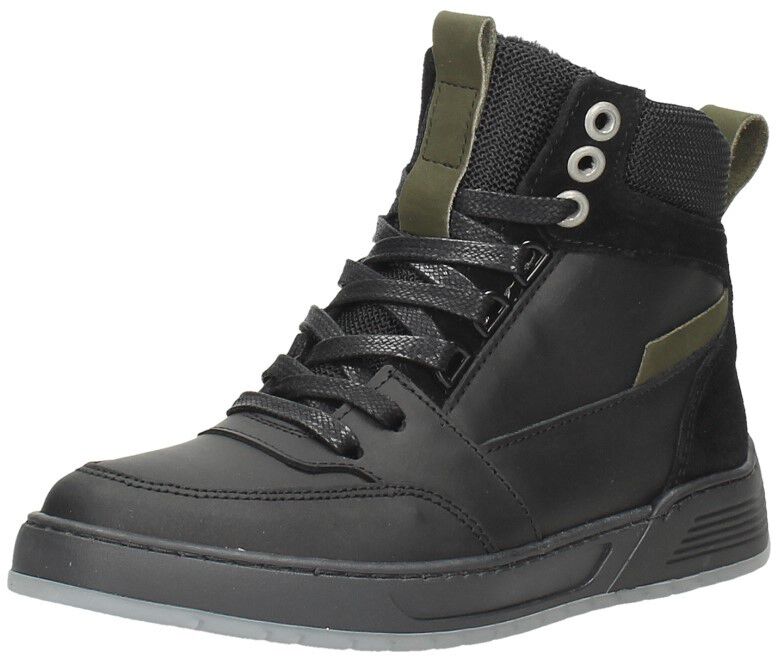Sub55 Veterschoenen Hoog zwart