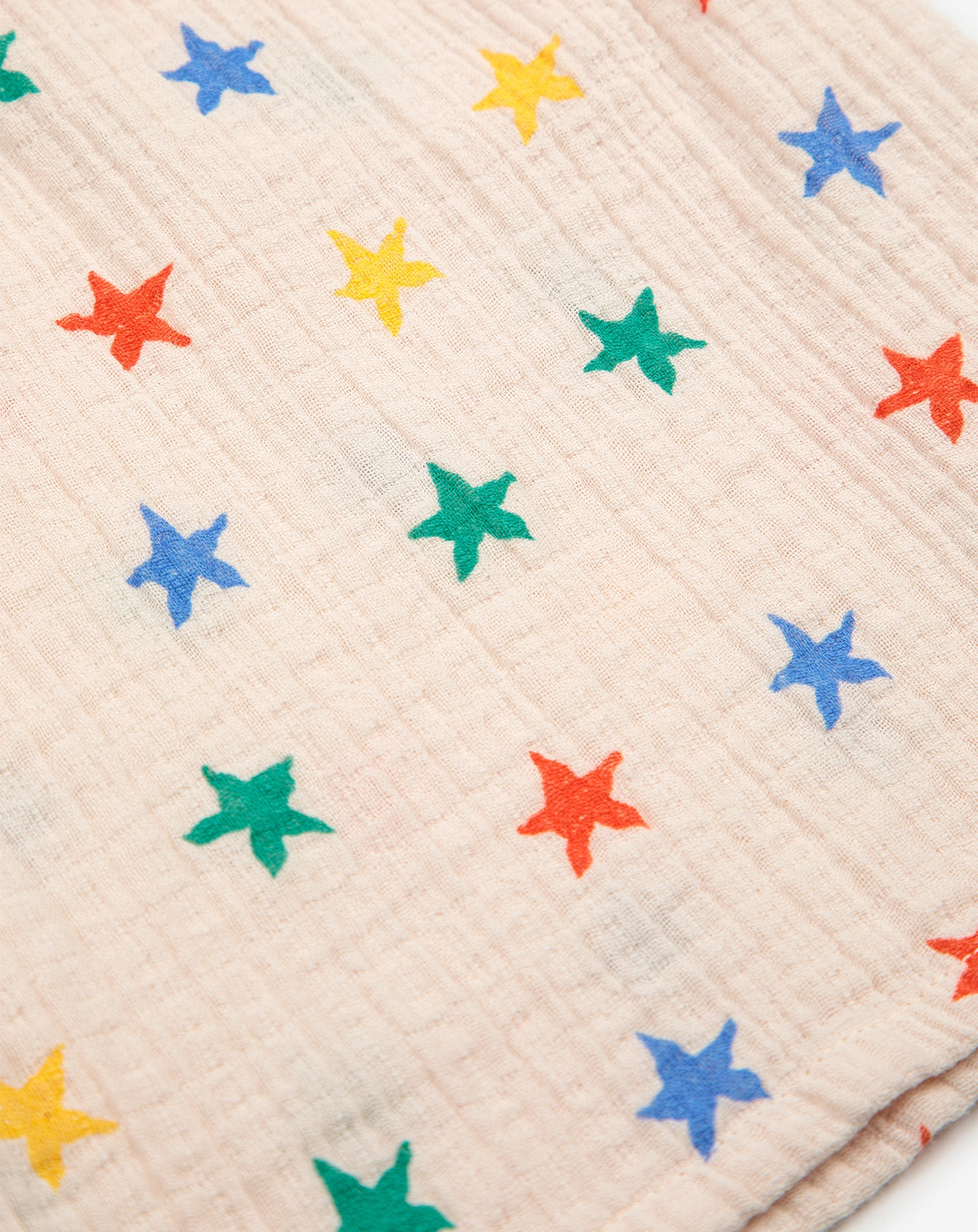 Kleid MULTICOLOR STARS ALL OVER in beige
