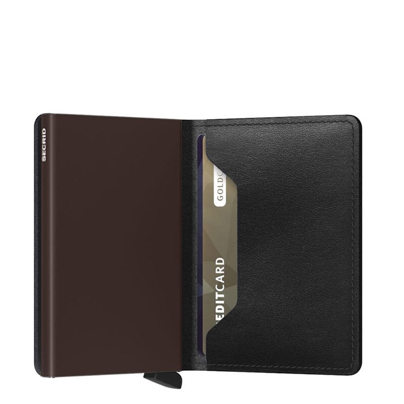 Secrid Slim Wallet Original Black Brown
