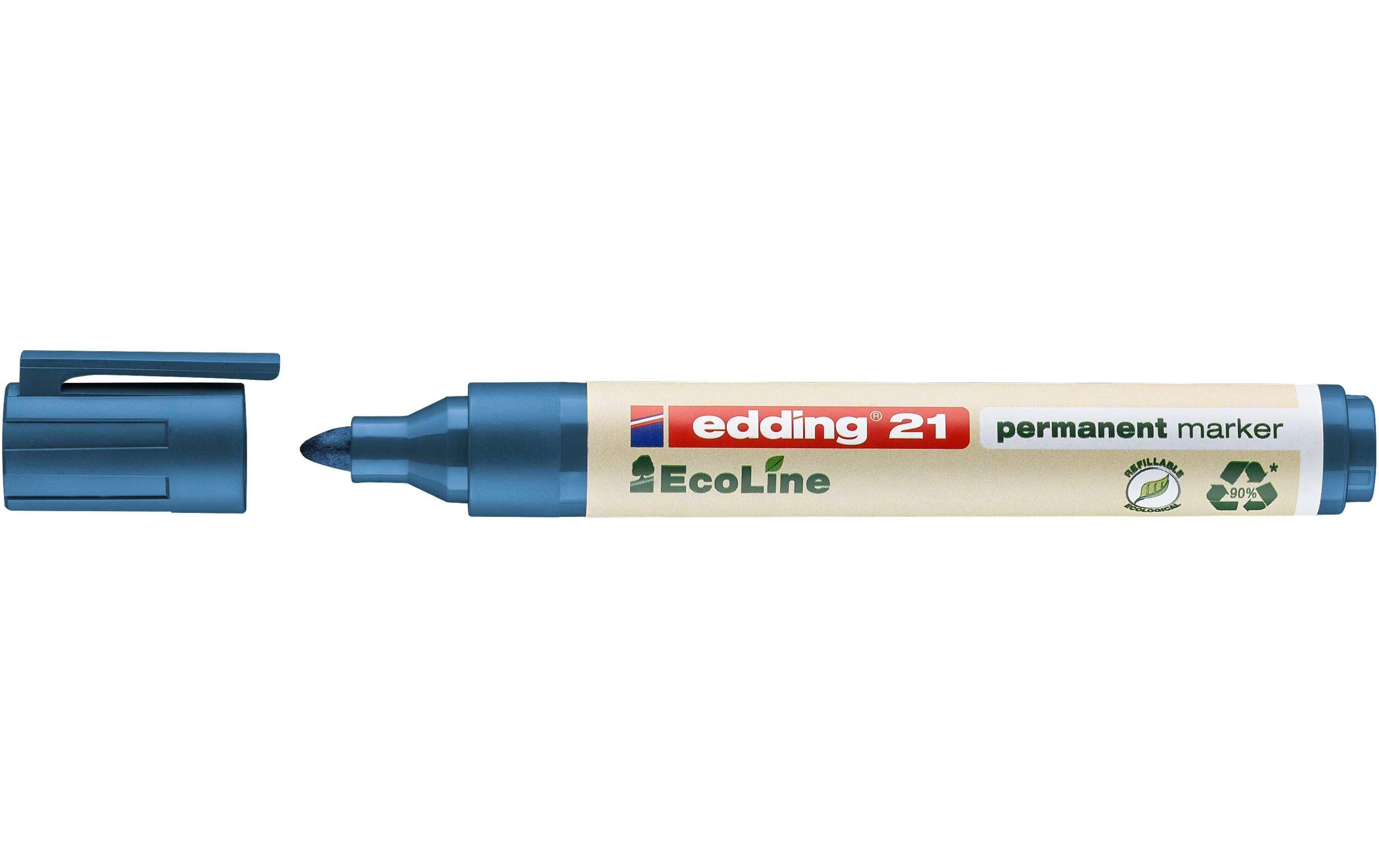 Permanent-Marker Ecoline 21 BlauPermanentmarker Edding