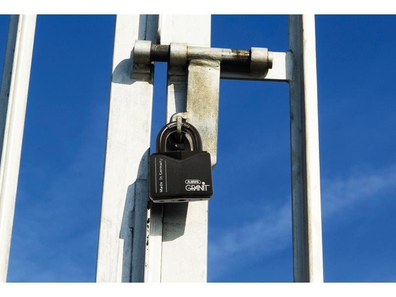 Abus Vorhängeschloss 37/55HB75 Schwarz Stahl Vorhangschloss für spezielle Anforderungen