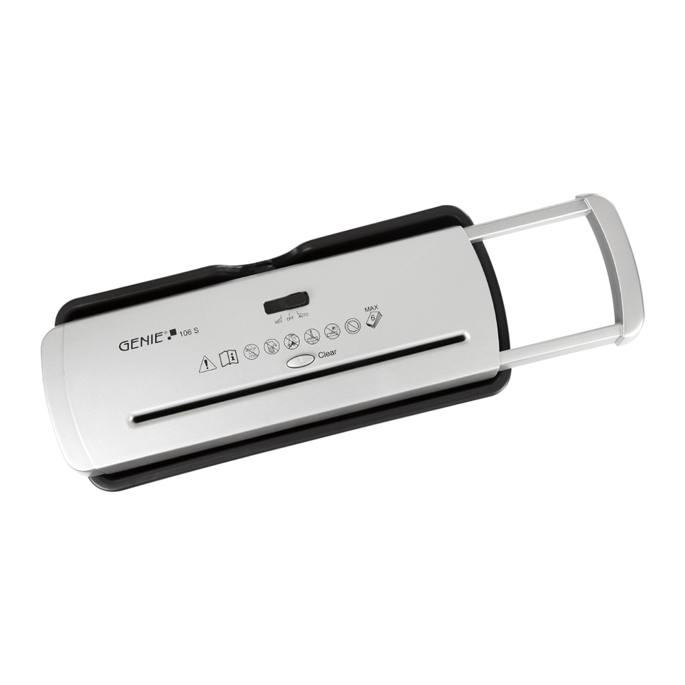 GENIE 106 S Aktenvernichter, 6 Blatt Streifenschnitt