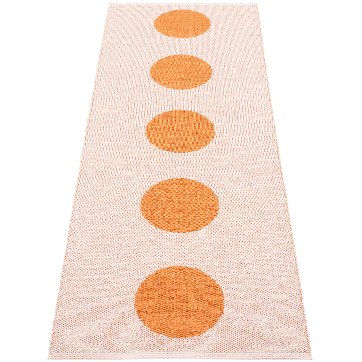 Pappelina Vera Pop teppe 70 × 200 cm, orange/pink