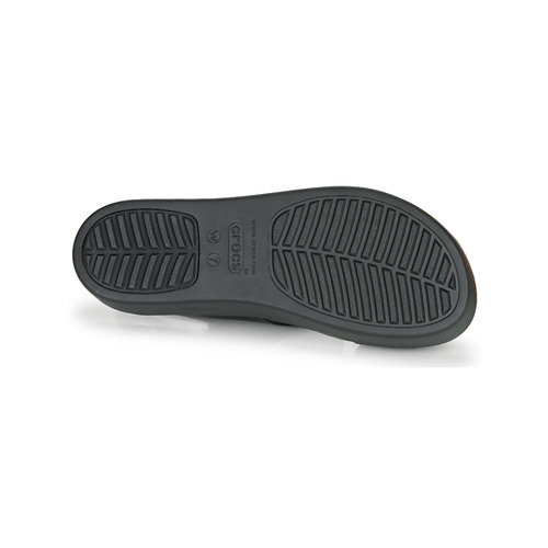 Crocs - CROCS BROOKLYN LOW WEDGE W - Noir