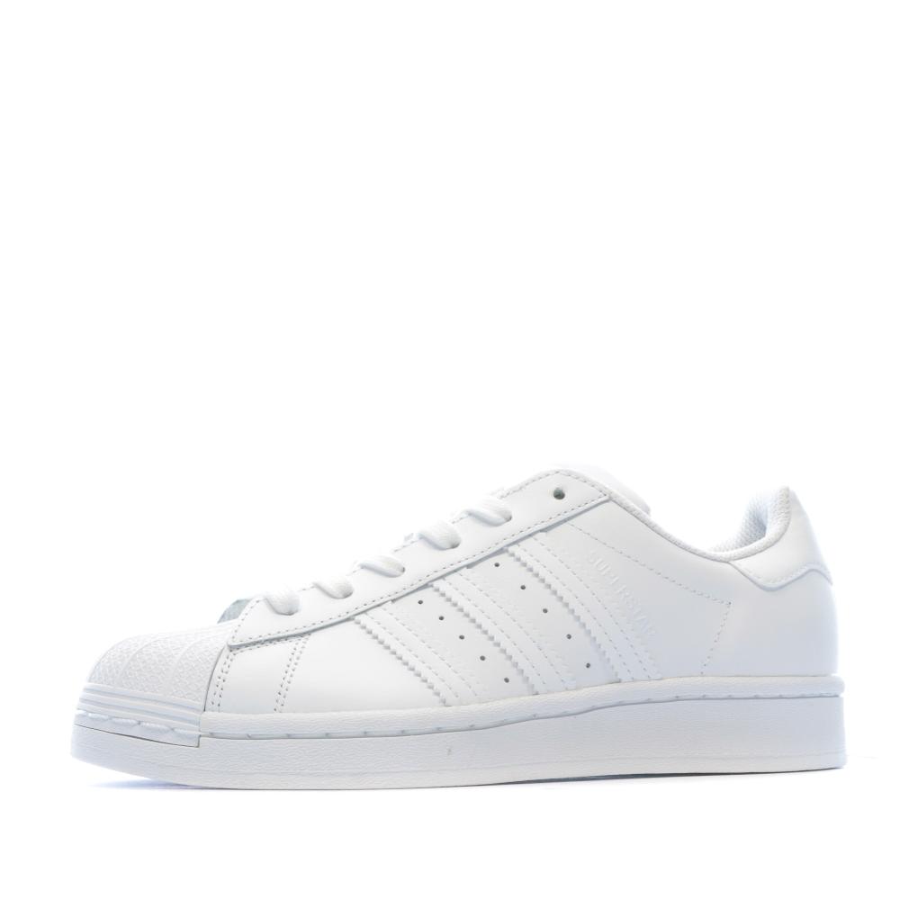 Adidas SUPERSTAR J Baskets Blanches Garçon/Fille Adidas
