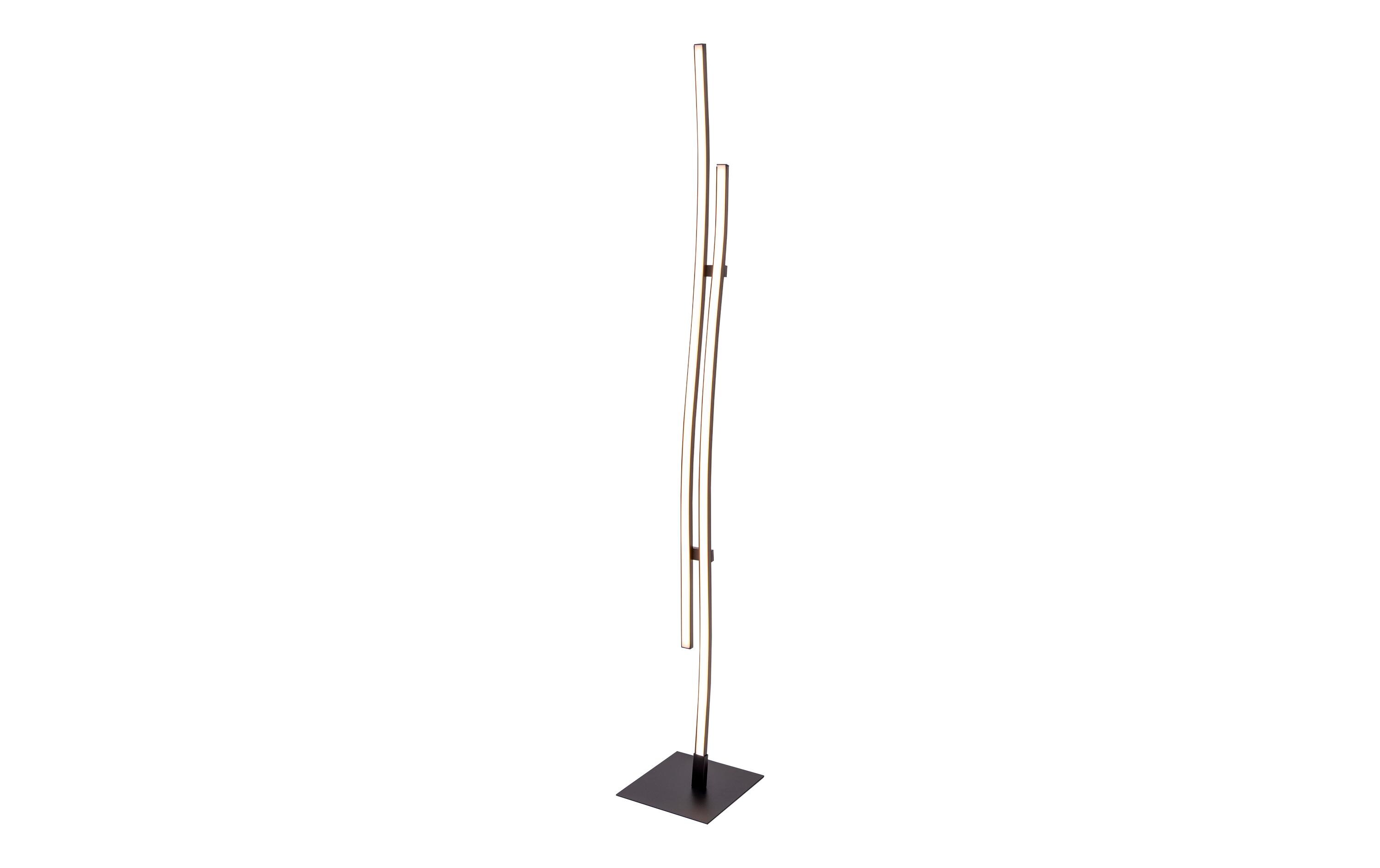 Stehleuchte «Onda» h: 130 cmLED Stehlampe aus Aluminium, Eisen und Kunststoff