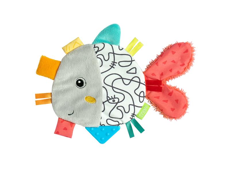 fehn Plüsch DoBabyDoo Knister-Fisch Weiches Knister-Tier