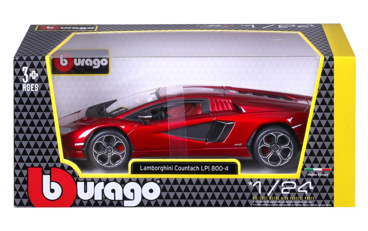 Lamborghini Countach LPI 800-4 Rot 1:24Sammlermodell im Massstab 1:24