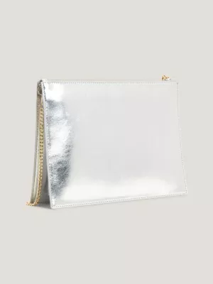 Clutch metálica TH Monogram