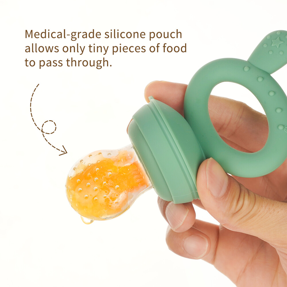 Haakaa Fresh Food Feeder Fruitspeen Pea green