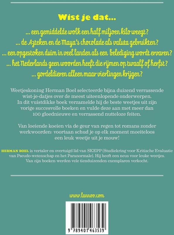 999 feiten waar je meestal helemaal niets aan hebt