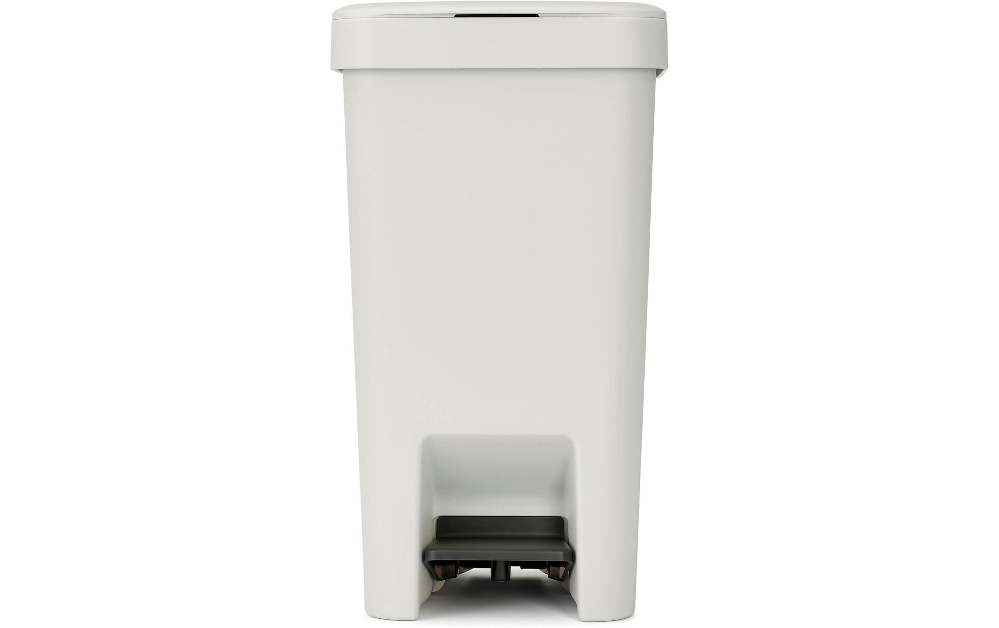 Recyclingbehälter StepUp 16 l, HellgrauTreteimer für Recycling Materialien
