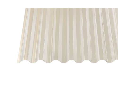 PVC golfplaat trapeziumvormig 70/18 brons 3000 mm x 1090 mm x 1,1 mm