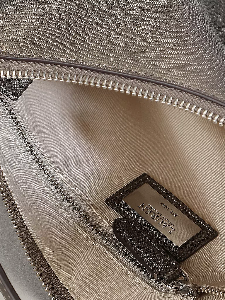 LAUREN RALPH LAUREN Ledertasche - Henkeltasche DANNI 26 Medium silber