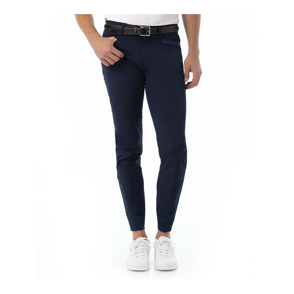 Equitheme GEORG - Pantalon siliconé Homme marine