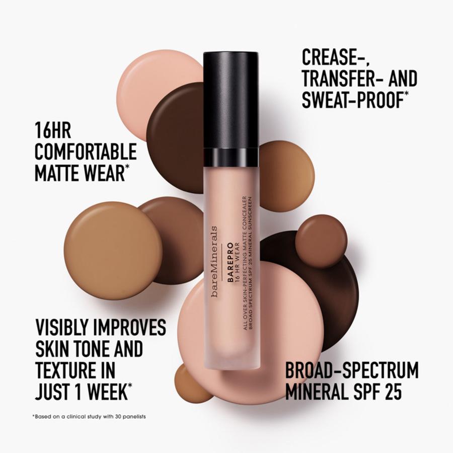 bareMinerals BarePro 16HR Wear All Over Skin-Perfecting Matte Concealer Light 200 Neutral 7,5ml