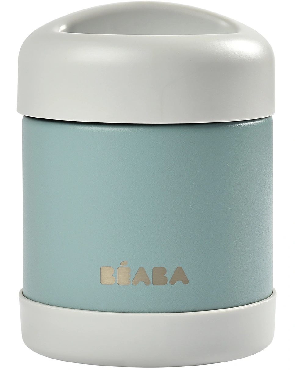 Edelstahl-Thermobehälter LUNCH (0,3L) light grey/eucalyptus