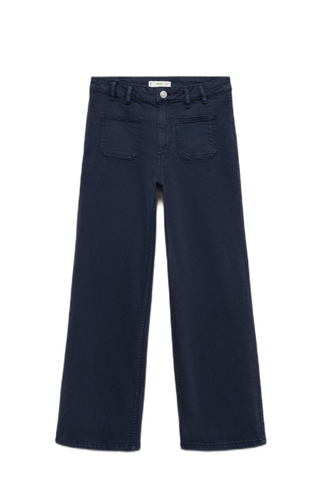 MANGO TEEN casual broek donkerblauw