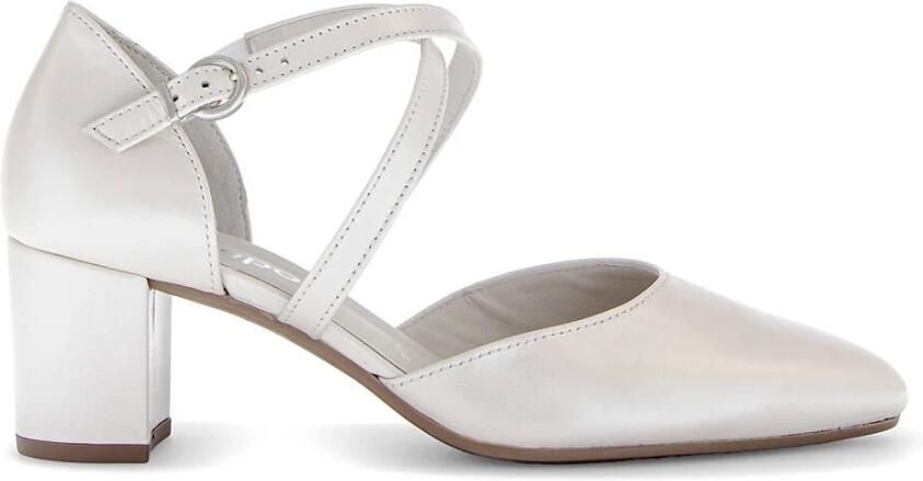GABOR Pumps Dames 343 Maat: 44 Materiaal: Leer Kleur: Wit
