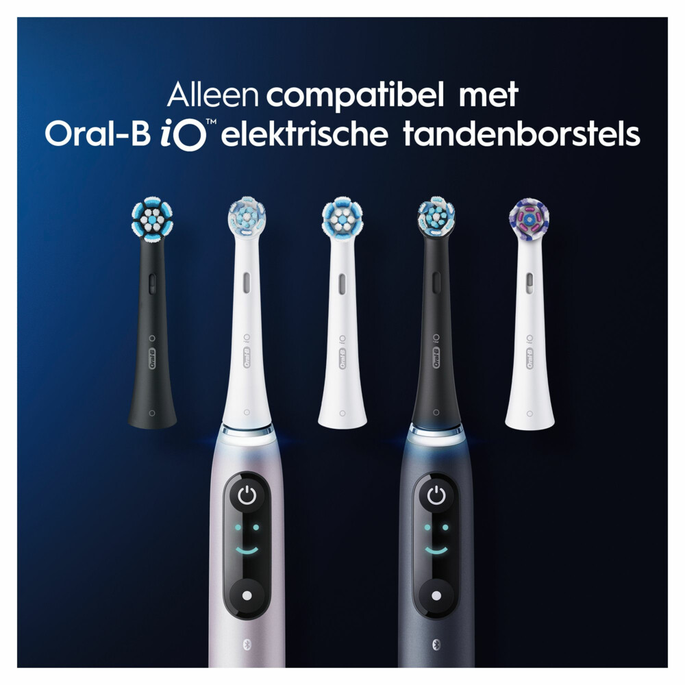 Oral-B Opzetborstels iO Ultimate Clean Zwart8 stuks