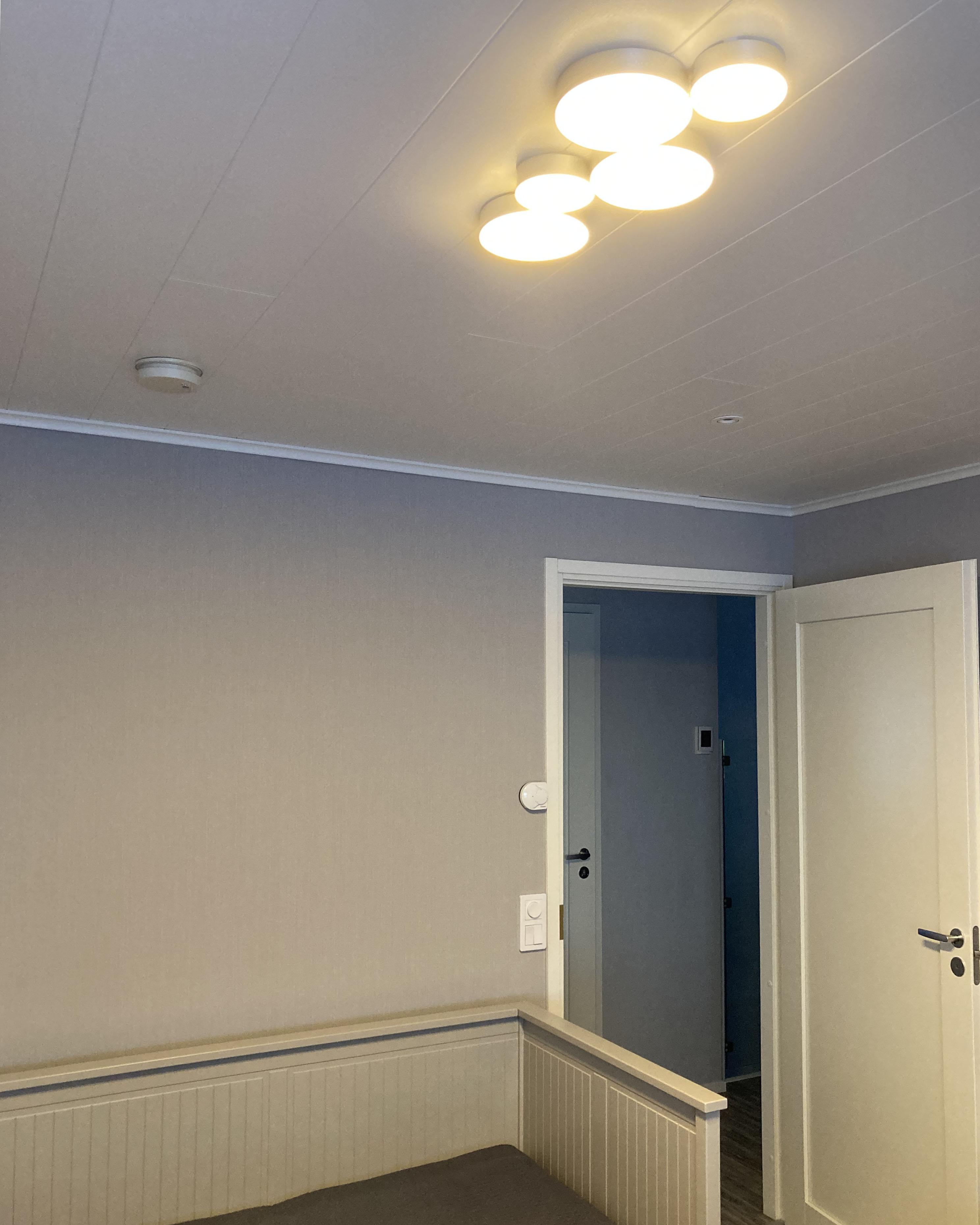 LED plafondlamp LUGA Metaal Zilver