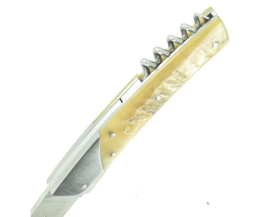 Thiers 11 cm CORNE de BELIER avec tire-bouchon Couteau de Poche le Thiers par Florinox